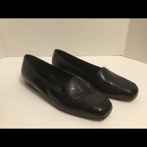 Enzo Angiolini Patent Leather Flats Size 8W - Picture 2 of 7
